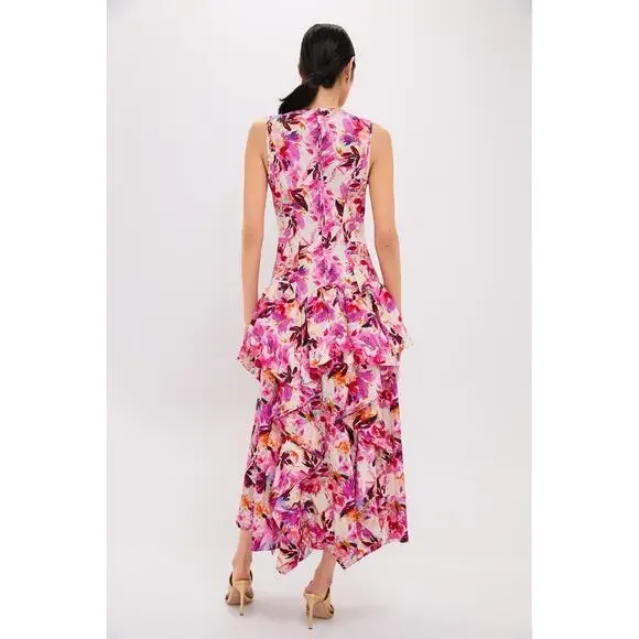 ULLA JOHNSON Azalea Mural Dress Size 2 NWT Retail $750 Tuckernuck - Picture 2 of 7